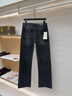 Alternative view of GUCCI Trousers & Shorts Denim (Black) B40202606131284119