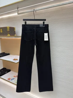 Alternative view of GUCCI Trousers & Shorts Denim (Black) B40202606131286119