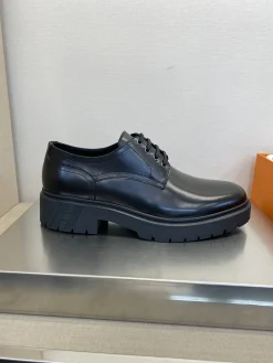 HERMES Formal Shoes Leather (Black) EU39-44 D20202606033376169