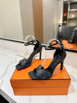 Alternative view of HERMES Pumps & Heels Leather (Black) EU35-40 C00202606031403129