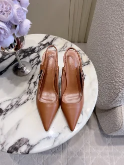 Alternative view of HERMES Pumps & Heels Leather (Brown) EU35-39 C30202606031408139