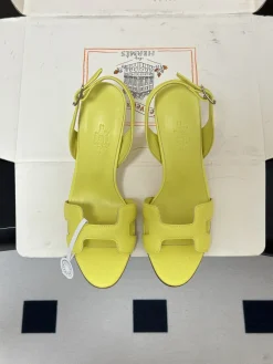 Alternative view of HERMES Pumps & Heels Leather (Yellow) EU35-39 C10202606031418129