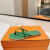 HERMES Sandals & Mules Leather (Green) EU35-40 B60202606031432119