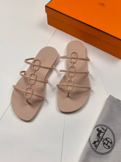 Alternative view of HERMES Sandals & Mules Rubber (Pink) EU35-42 A0020260603143969