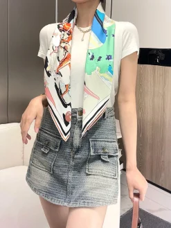HERMES Scarves & Twilly A7520260602067189