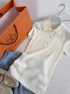 HERMES Shirts & Polos Cotton (White) B85202606010167129