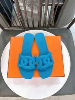 HERMES Slides & Slippers Rubber (Blue) EU36-41 I020260603163969