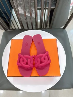 Alternative view of HERMES Slides & Slippers Rubber (Pink) EU36-41 I020260603160569