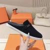 HERMES Slides & Slippers Suede (Navy-White) EU35-45 B51202606031632119