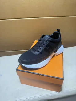 HERMES Sneakers & Trainers Leather (Black-White) EU38-44 B40202606031642109