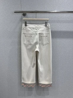 Alternative view of HERMES Trousers & Shorts Cotton (White) S-L A9520260601175899
