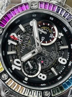 Alternative view of HUBLOT Big Bang Automatic 411JX4802RT (Black Dial) 45mm HB B150202606040119679