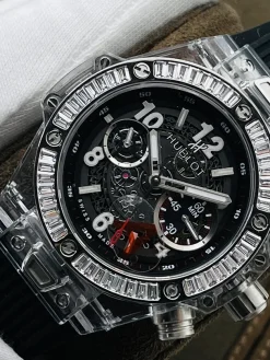 Alternative view of HUBLOT Big Bang Automatic 411JX4802RT (Black Dial) 45mm HB B150202606040149679