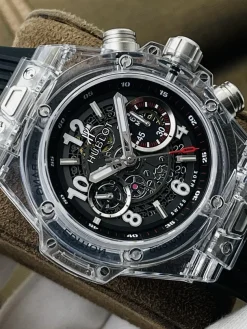 HUBLOT Big Bang Automatic 411JX4802RT (Black Dial) 45mm TW A950202606040343619