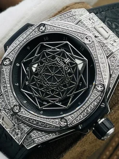 Alternative view of HUBLOT Big Bang Automatic 415NX1112VRMXM16 (Black Dial) 45mm HB A700202606040434549