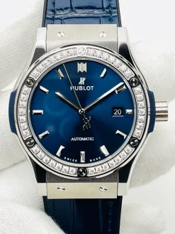 Alternative view of HUBLOT Big Bang Automatic 415NX1112VRMXM16 (Blue Dial) 42mm HB B100202606040099669