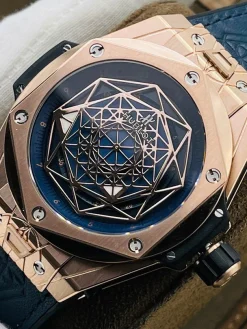 Alternative view of HUBLOT Big Bang Automatic 415NX1112VRMXM16 (Blue Dial) 45mm HB A700202606040109549