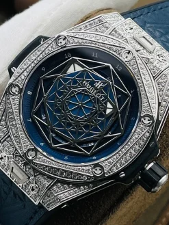 Alternative view of HUBLOT Big Bang Automatic 415NX1112VRMXM16 (Blue Dial) 45mm HB A700202606040433549