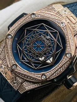 Alternative view of HUBLOT Big Bang Automatic 415NX1112VRMXM16 (Blue Dial) 45mm HB A800202606040107579