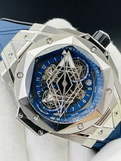 Alternative view of HUBLOT Big Bang Automatic Sang Bleu II (Blue Dial) 45mm HB B200202606040341689