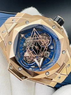 Alternative view of HUBLOT Big Bang Automatic Sang Bleu II (Blue Dial) 45mm HB B300202606040375719