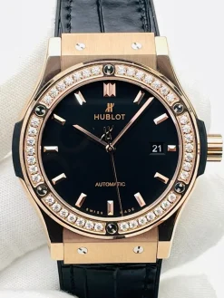 Alternative view of HUBLOT Classic Fusion Automatic 415NX1112VRMXM16 (Black Dial) 42mm HB B200202606040094689
