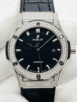 Alternative view of HUBLOT Classic Fusion Automatic 415NX1112VRMXM16 (Black Dial) 42mm HB B200202606040098689