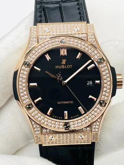 Alternative view of HUBLOT Classic Fusion Automatic 415NX1112VRMXM16 (Black Dial) 42mm HB B300202606040100719