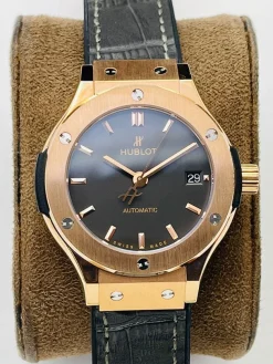 HUBLOT Classic Fusion Automatic 415NX1112VRMXM16 (Black-Grey Dial) 42mm HB A950202606040235619