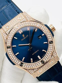 HUBLOT Classic Fusion Automatic 415NX1112VRMXM16 (Blue Dial) 42mm HB B300202606040096719