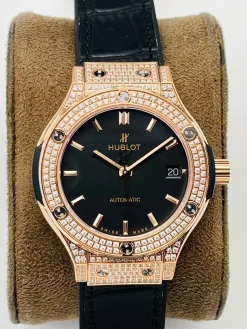Alternative view of HUBLOT Classic Fusion Automatic Sang Bleu 415NX1112VRMXM16 (Black Dial) 42mm HB B100202606040218669
