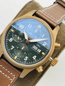 IWC Pilot Automatic IW387902 (Green-Blue Dial) 43mm ZF A750202606040279569