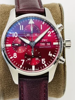 IWC Pilot Automatic IW388107 (Red-Blue Dial) 41mm A900202606040290609