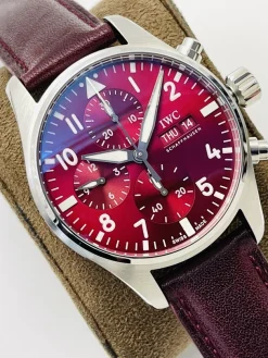 Alternative view of IWC Pilot Automatic IW388107 (Red-Blue Dial) 41mm A900202606040290609