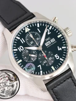 IWC Pilot Automatic iw378001 (Black-Blue Dial) 43mm A650202606040593539