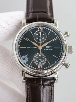 Alternative view of IWC Portofino Automatic (Black-Blue Dial) 39mm A350202606040049449
