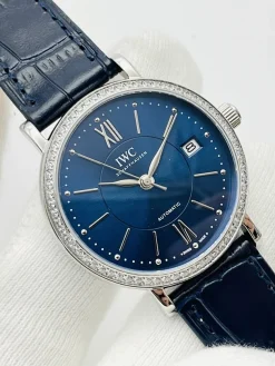 Alternative view of IWC Portofino Automatic (Blue Dial) 37mm A350202606040386449