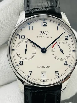 Alternative view of IWC Portugieser Automatic C52010 (White Dial) 42mm ZF A950202606040561619