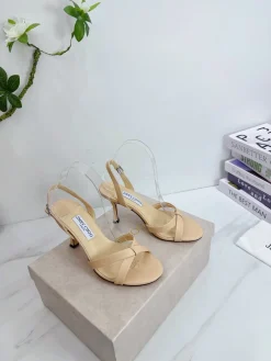 Alternative view of JIMMY CHOO Pumps & Heels Leather (Beige) EU35-42 B71202606033200119
