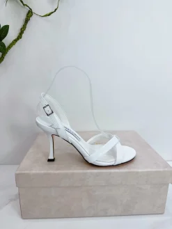 JIMMY CHOO Pumps & Heels Leather (White-Black) EU35-42 B71202606033203119
