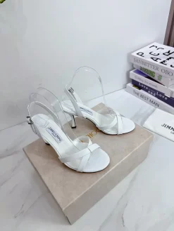Alternative view of JIMMY CHOO Pumps & Heels Leather (White-Black) EU35-42 B71202606033203119