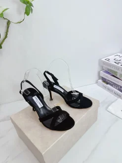 Alternative view of JIMMY CHOO Pumps & Heels Suede (Black) EU35-42 B71202606033229119