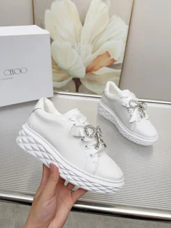 JIMMY CHOO Sneakers & Trainers Leather (White) EU34-41 C10202606031656129
