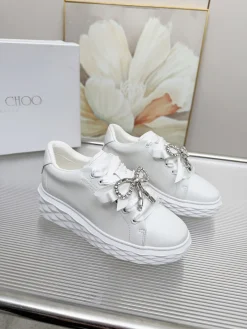 Alternative view of JIMMY CHOO Sneakers & Trainers Leather (White) EU34-41 C10202606031656129