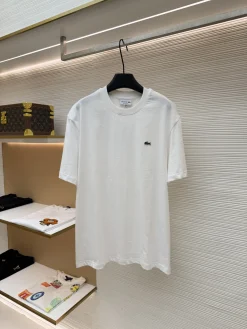 LACOSTE T-shirts & Vests Cotton (White) S-XL A0520260613092479