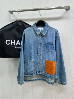 LOEWE Coats & Jackets Denim (Blue-Orange) S-XL B75202606011540119