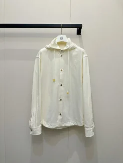 LOEWE Coats & Jackets Linen (White) S-M-L B95202606010470129