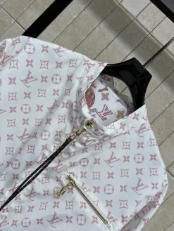 Alternative view of LOEWE Coats & Jackets Polyester (White-Pink) S-L C15202606010324139
