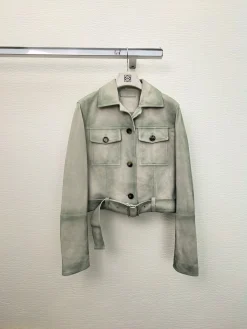 LOEWE Coats & Jackets Sheepskin (Light green) S-M-L A070202606010136349