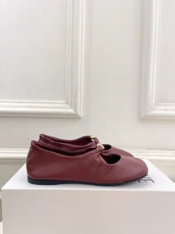 LOEWE Flats & Loafers Leather (Burgundy) EU35-39 B60202606031661119